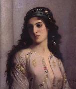 Charles Landelle Jewish Girl in Tangiers Germany oil painting artist